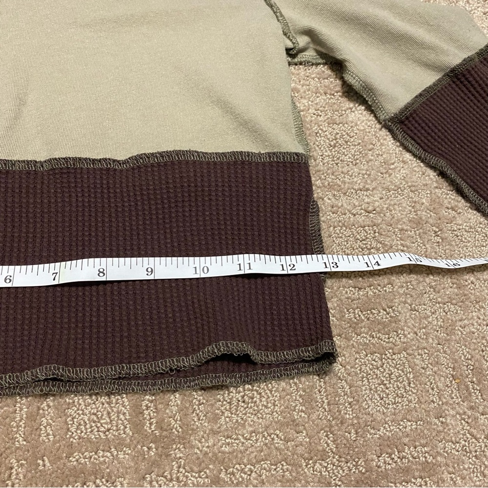 NWT {Urban Outfitters | BDG} Sabine Spliced Thermal Top | Chocolate ~ Size M - Picture 13 of 16